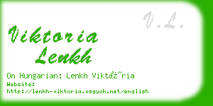 viktoria lenkh business card